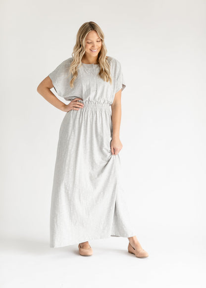 Reva Cinched Waist Essential Maxi Dress IC Dresses