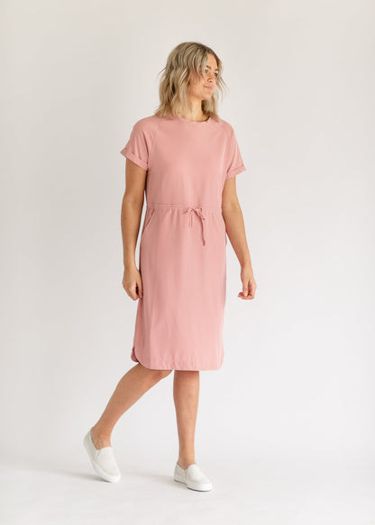 Rory Athletic Midi Dress IC Dresses Blush / XS