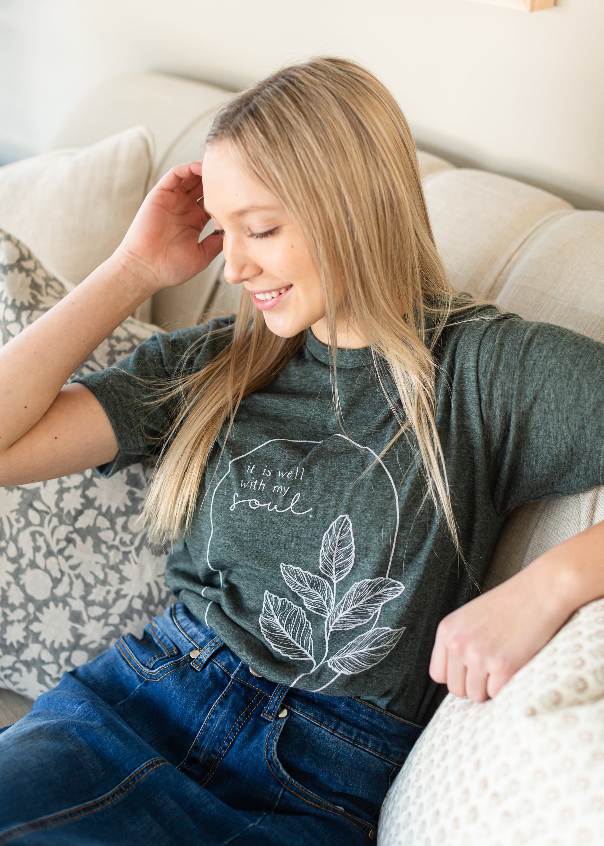 Sage It Is Well Graphic Tee - FINAL SALE Tops