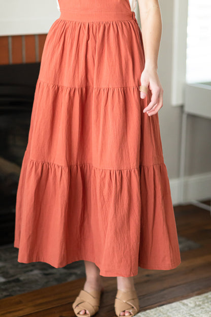 Salmon Overall Maxi Dress - FINAL SALE Dresses