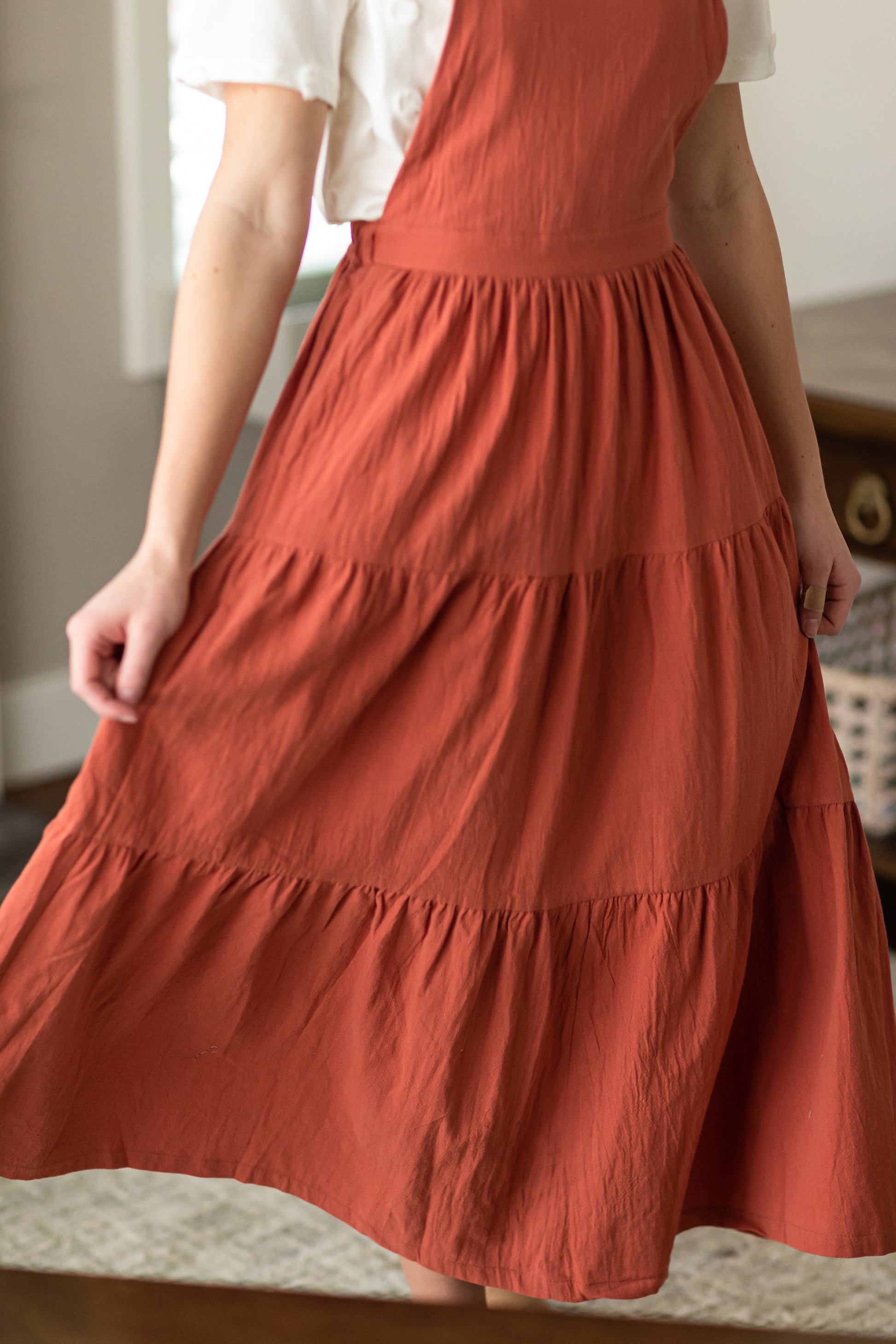 Salmon Overall Maxi Dress - FINAL SALE Dresses