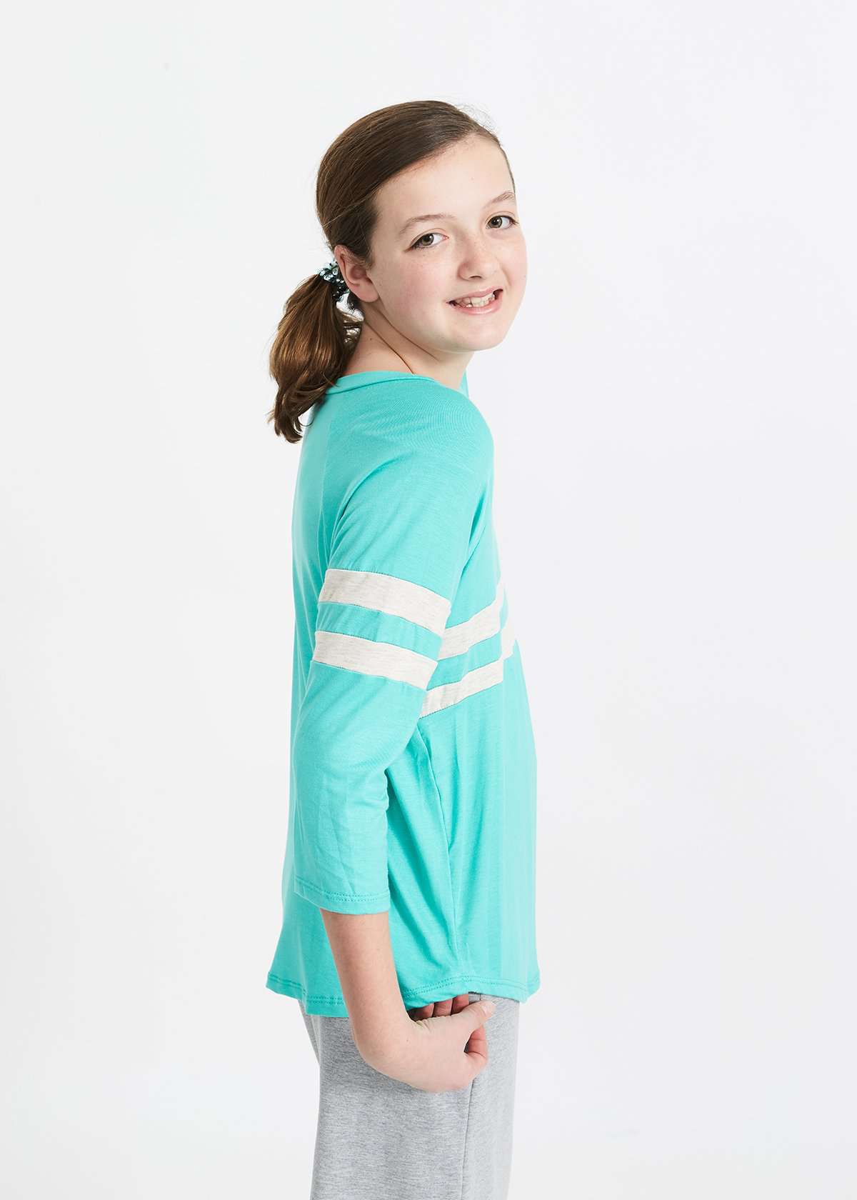 Seastripe Baseball Top - FINAL SALE Tops