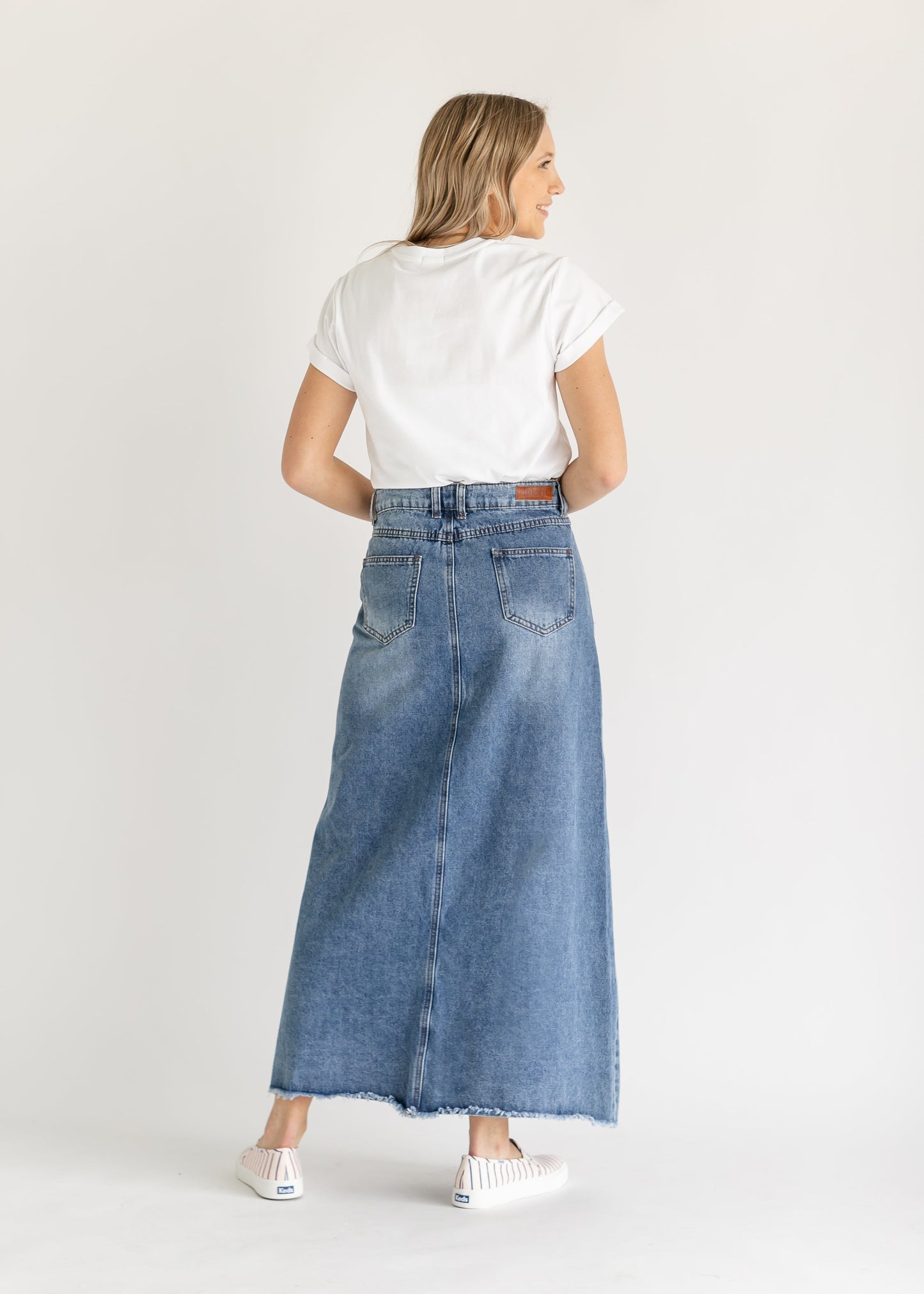 Shenoa Maxi Denim Skirt IC Skirts