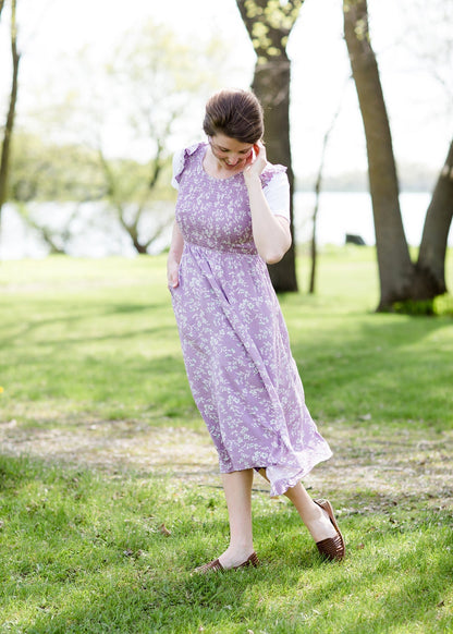 Smocked Floral Midi Dress - FINAL SALE Dresses