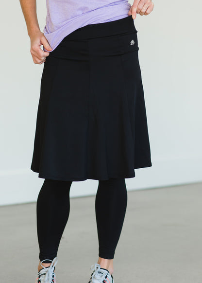 Snoga Black Ballet Athletic Skirt Skirts