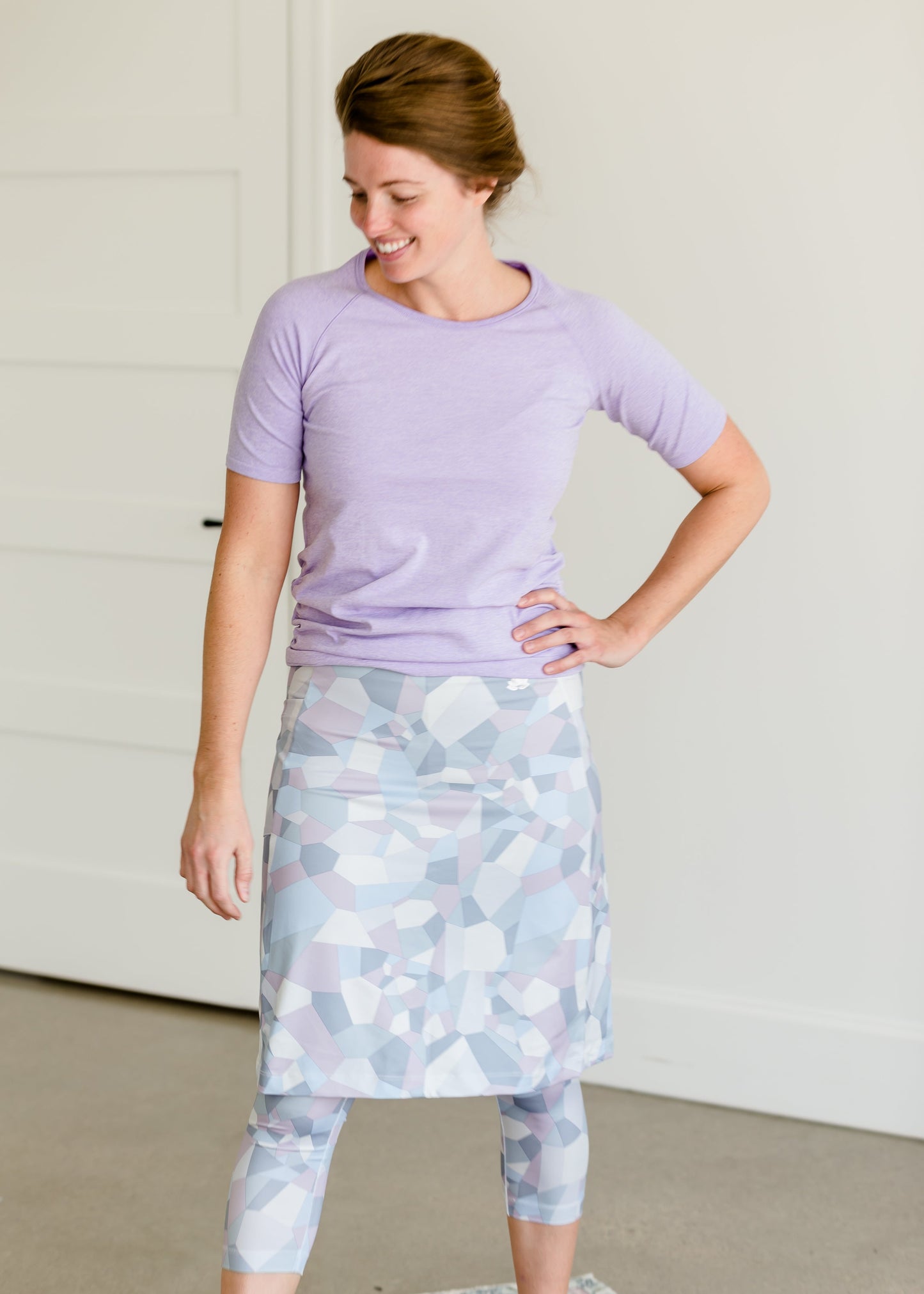 Snoga FIT Shattered Print Sport Skirt - FINAL SALE Activewear