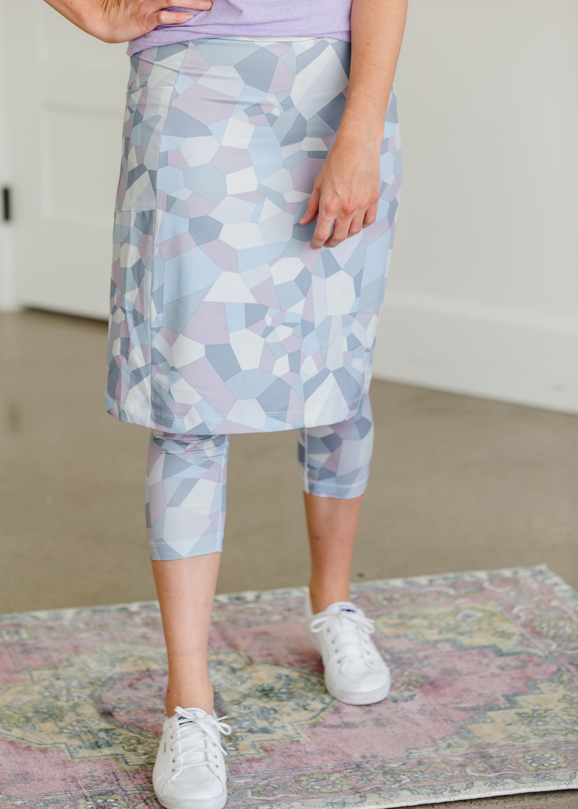 Snoga FIT Shattered Print Sport Skirt - FINAL SALE Activewear