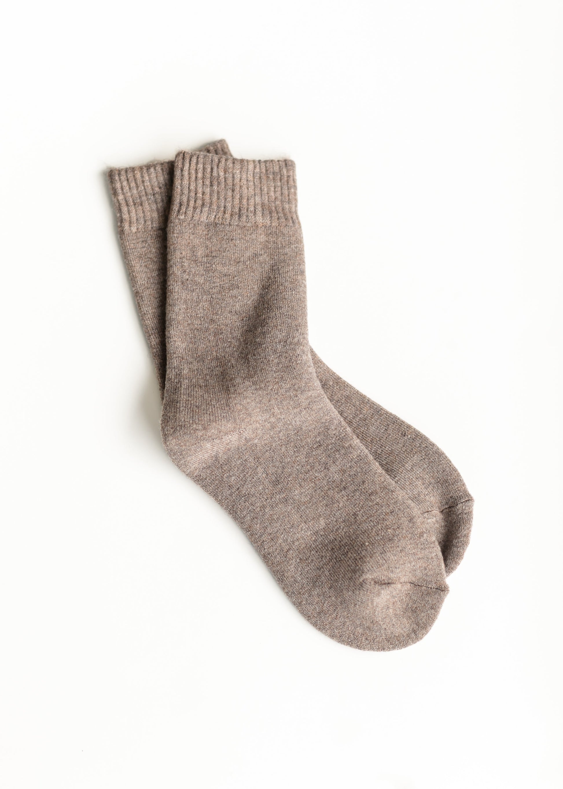 Soft Cozy Crew Socks Accessories Brown