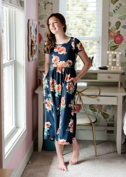 Soft Floral Flare Dress Dresses