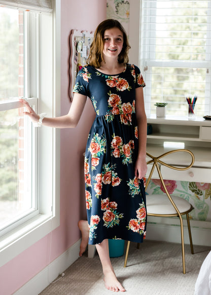 Soft Floral Flare Dress Dresses