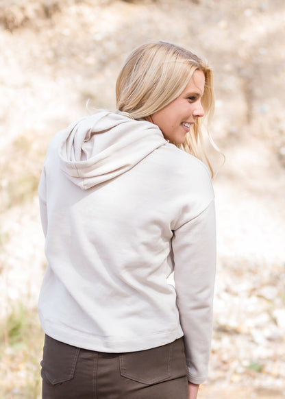 Soft Stone Hooded Sweatshirt - FINAL SALE Tops