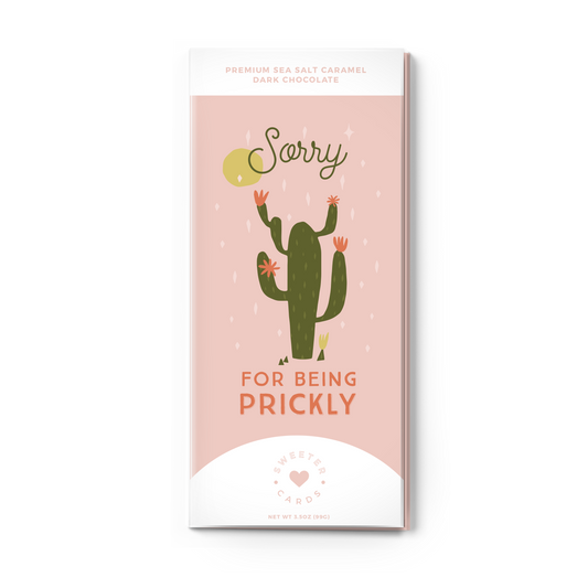 Sorry Chocolate Bar Greeting Card FF Home + Lifestyle Sorry