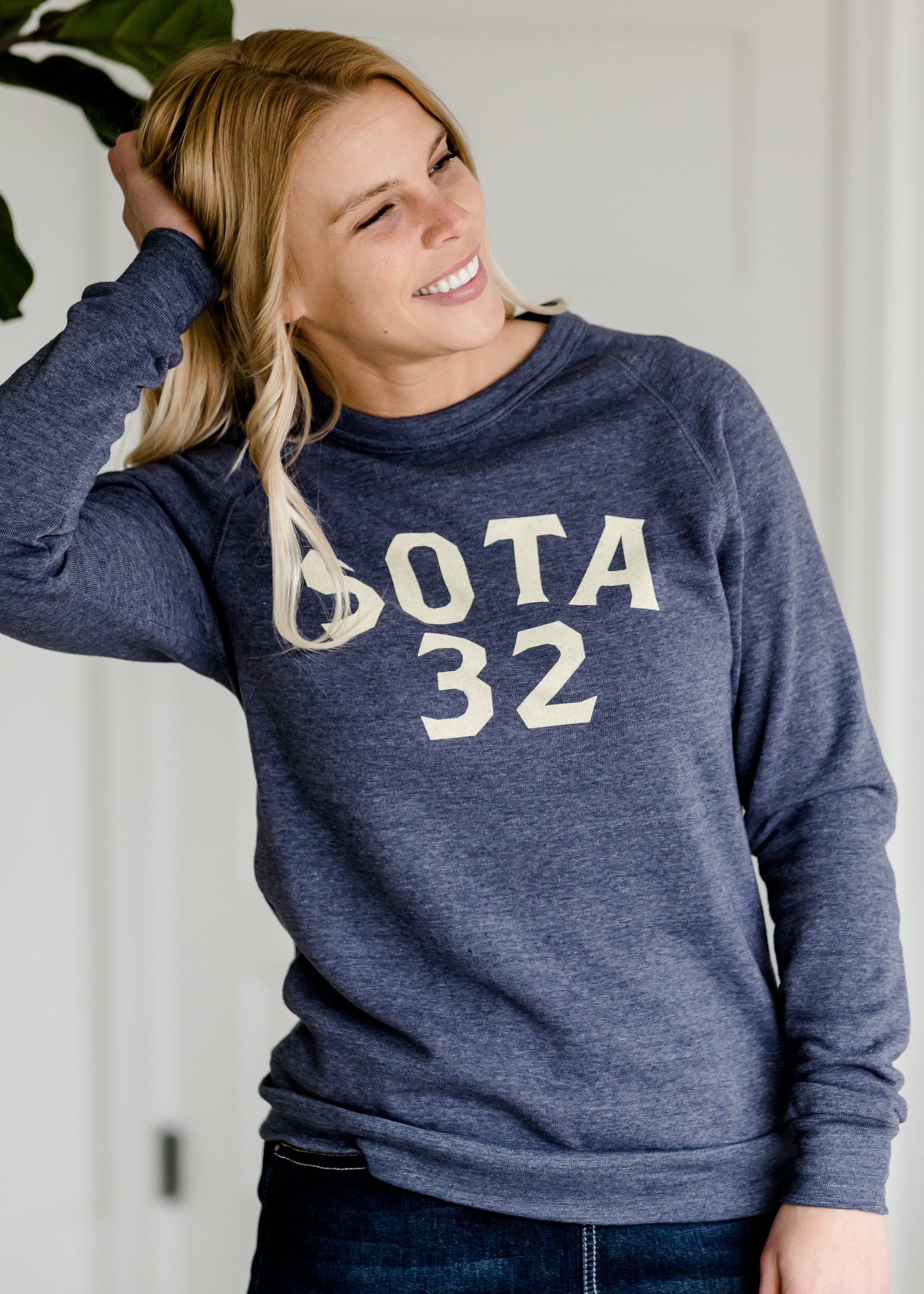 Sota' Navy 32 Crewneck Sweatshirt - FINAL SALE Tops