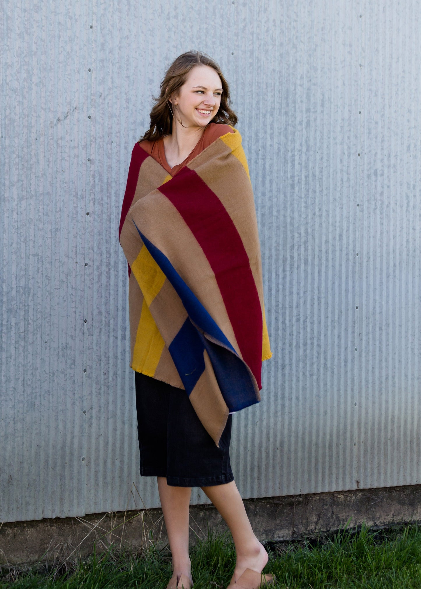 Sota' Neutral Autumn Blanket Scarf - FINAL SALE Accessories