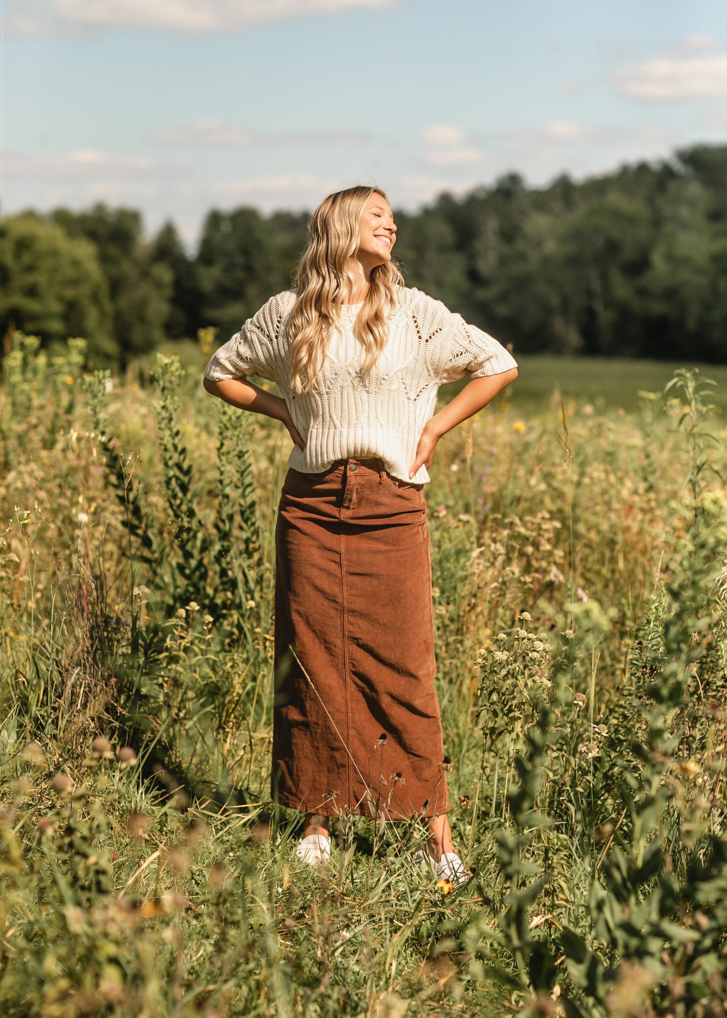 Stella Corduroy Maxi Skirt IC Skirts