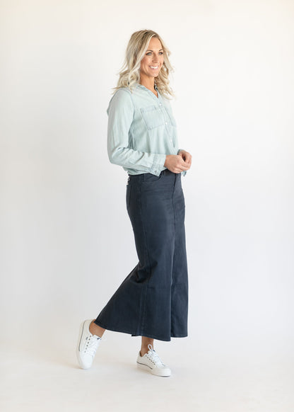 Stella Navy Denim Maxi Skirt IC Skirts