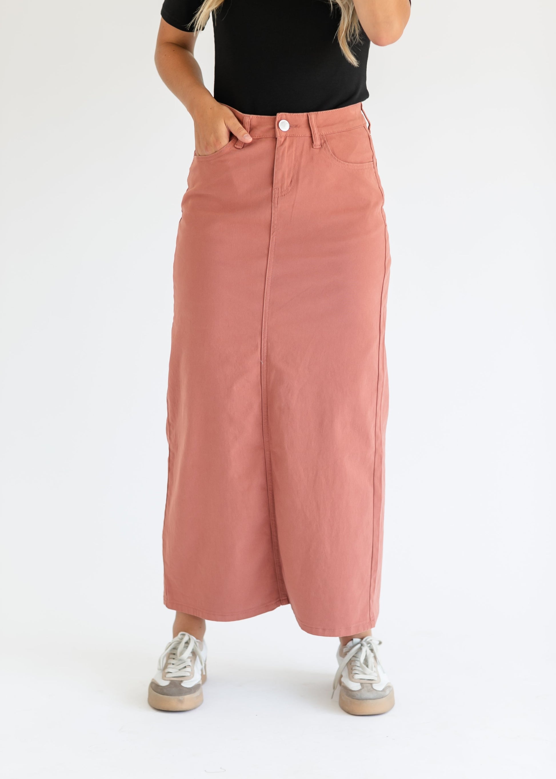 Stella Sunbaked Sienna Denim Maxi Skirt IC Skirts