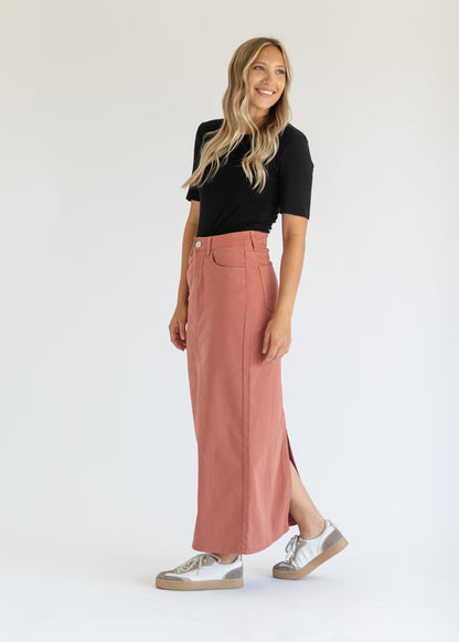 Stella Sunbaked Sienna Denim Maxi Skirt IC Skirts