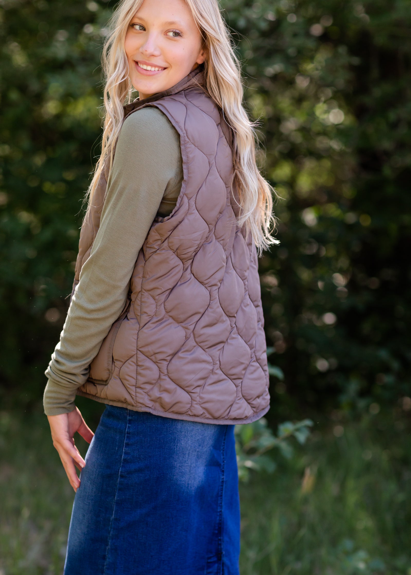 Stratton Double Front Pocket Vest - FINAL SALE FF Tops