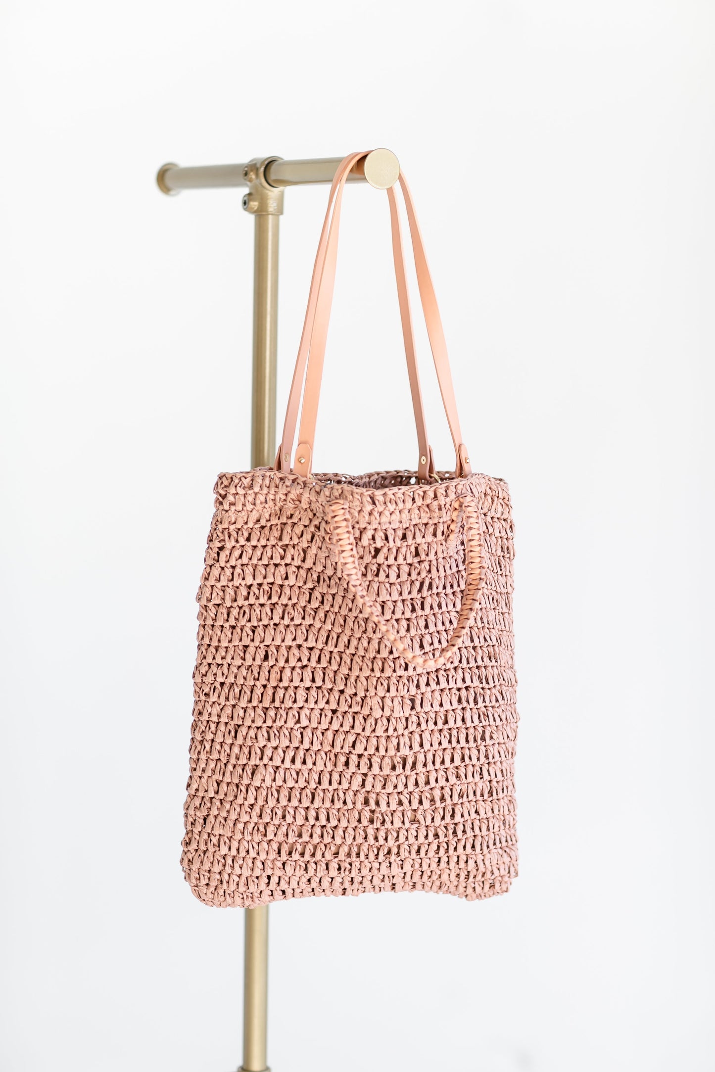 Straw Lined Tote Bag Accessories