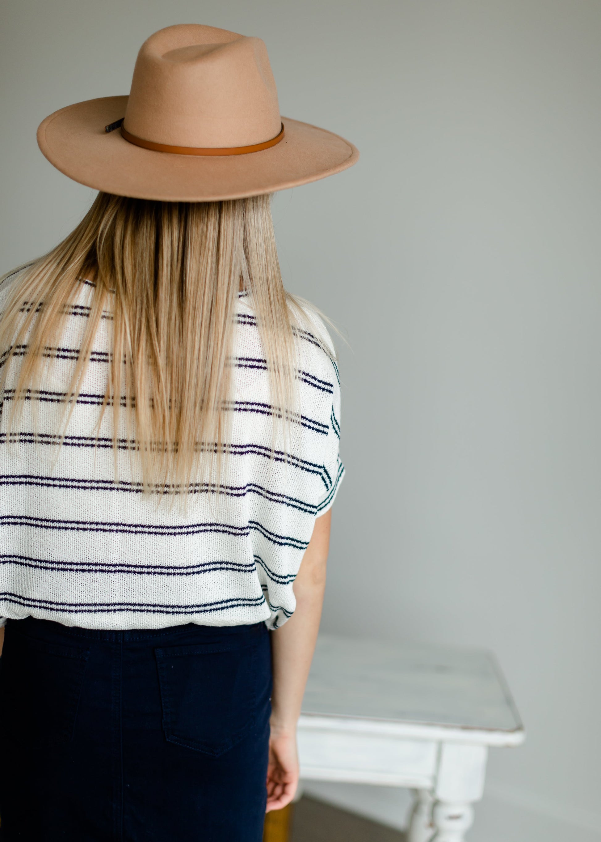 Tan Wide Brim Hat Accessories