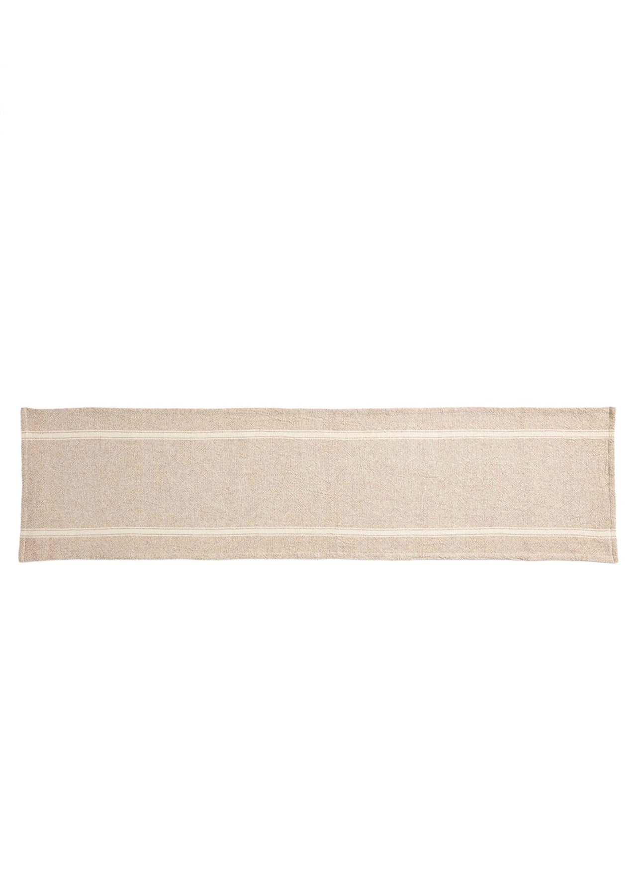 Taupe Woven Grain Sack Runner Home & Lifestyle