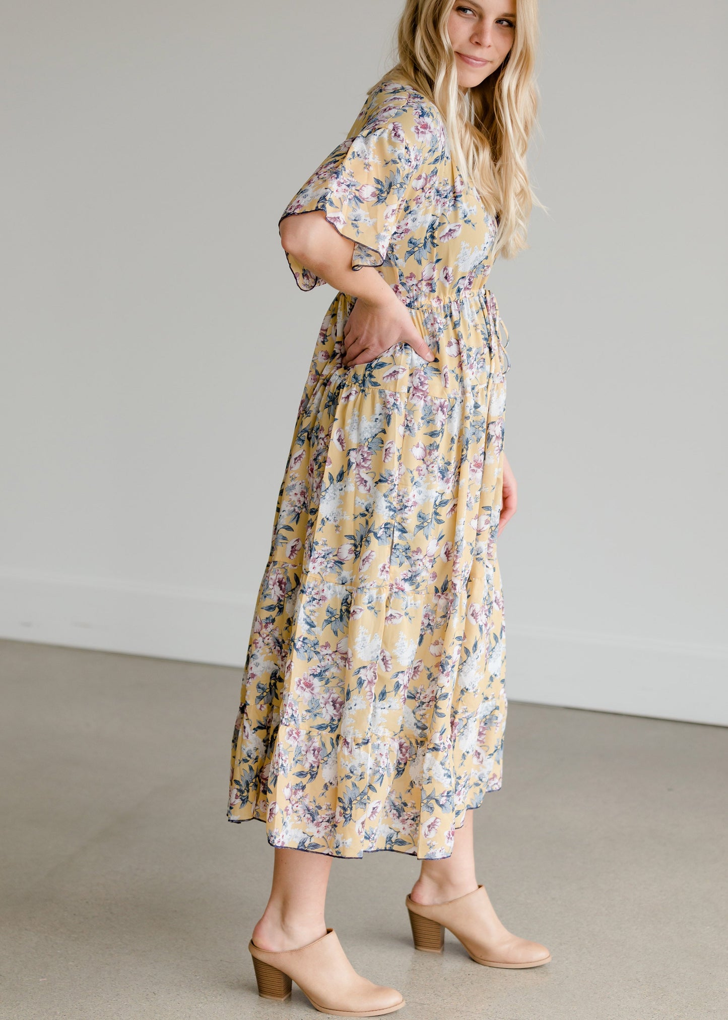 Tiered Drawstring Waist Kimono - FINAL SALE Layering Essentials