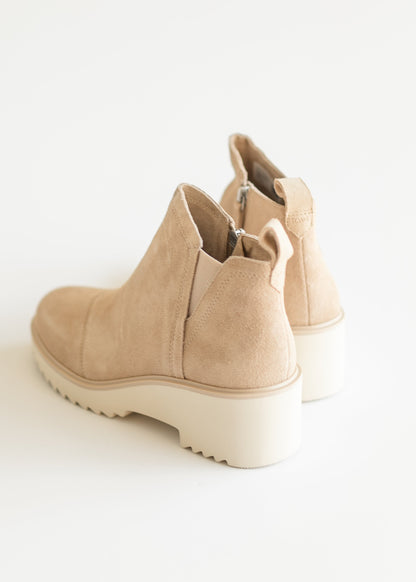 TOMS® Maude Suede Wedge Boot Shoes