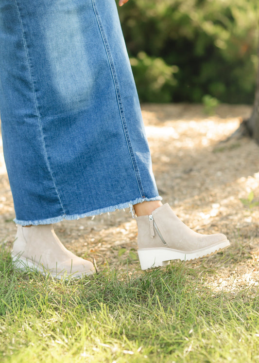 TOMS® Maude Suede Wedge Boot Shoes