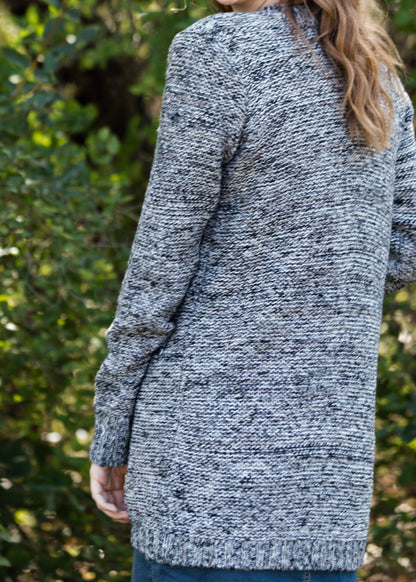 Tri-Tone Textured Open Cardigan - FINAL SALE Layering Essentials