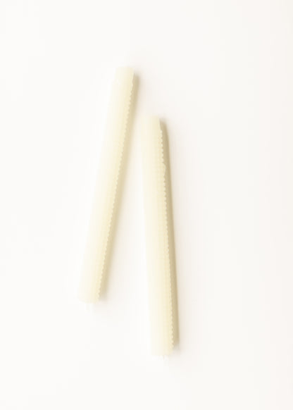 Unscented Hobnail Taper Candles in Box, Set of 2 Gifts