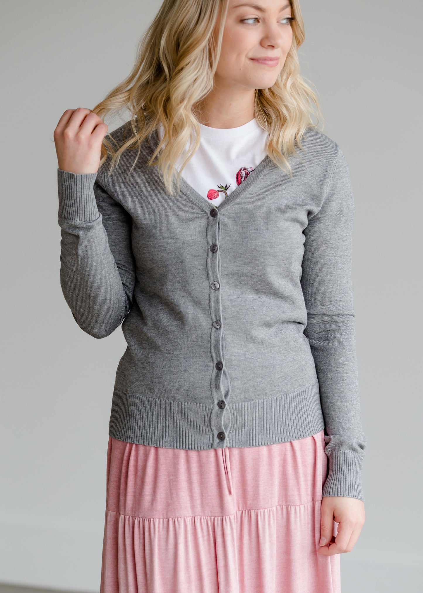 V-Neck Sweater Cardigan - FINAL SALE Layering Essentials