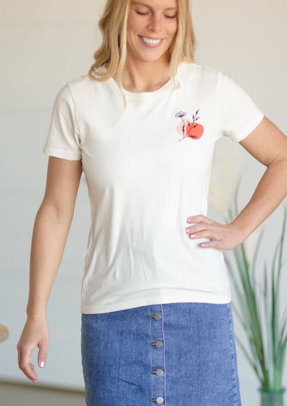 Vintage Poppy Floral Tee - FINAL SALE Tops