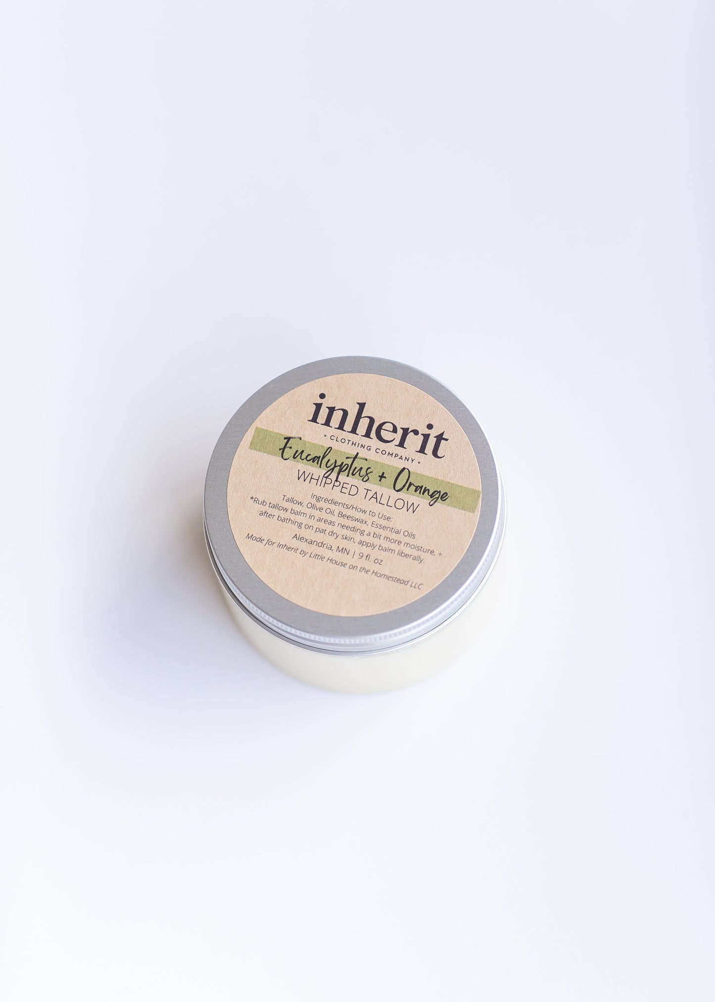 Whipped Tallow Moisturizing Balm Gifts Eucalyptus + Orange