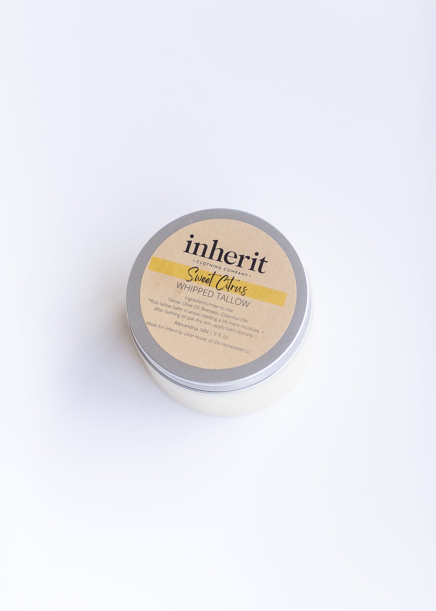 Whipped Tallow Moisturizing Balm Gifts Sweet Citrus