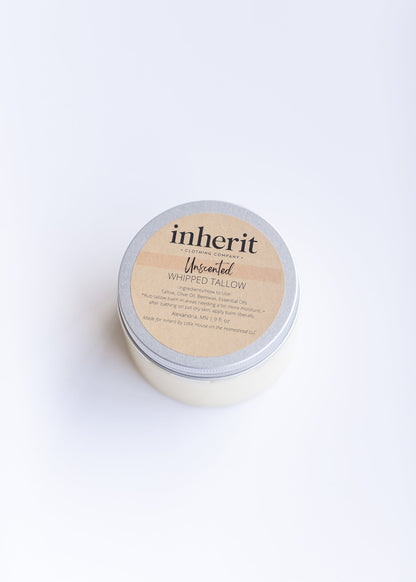 Whipped Tallow Moisturizing Balm Gifts Unscented