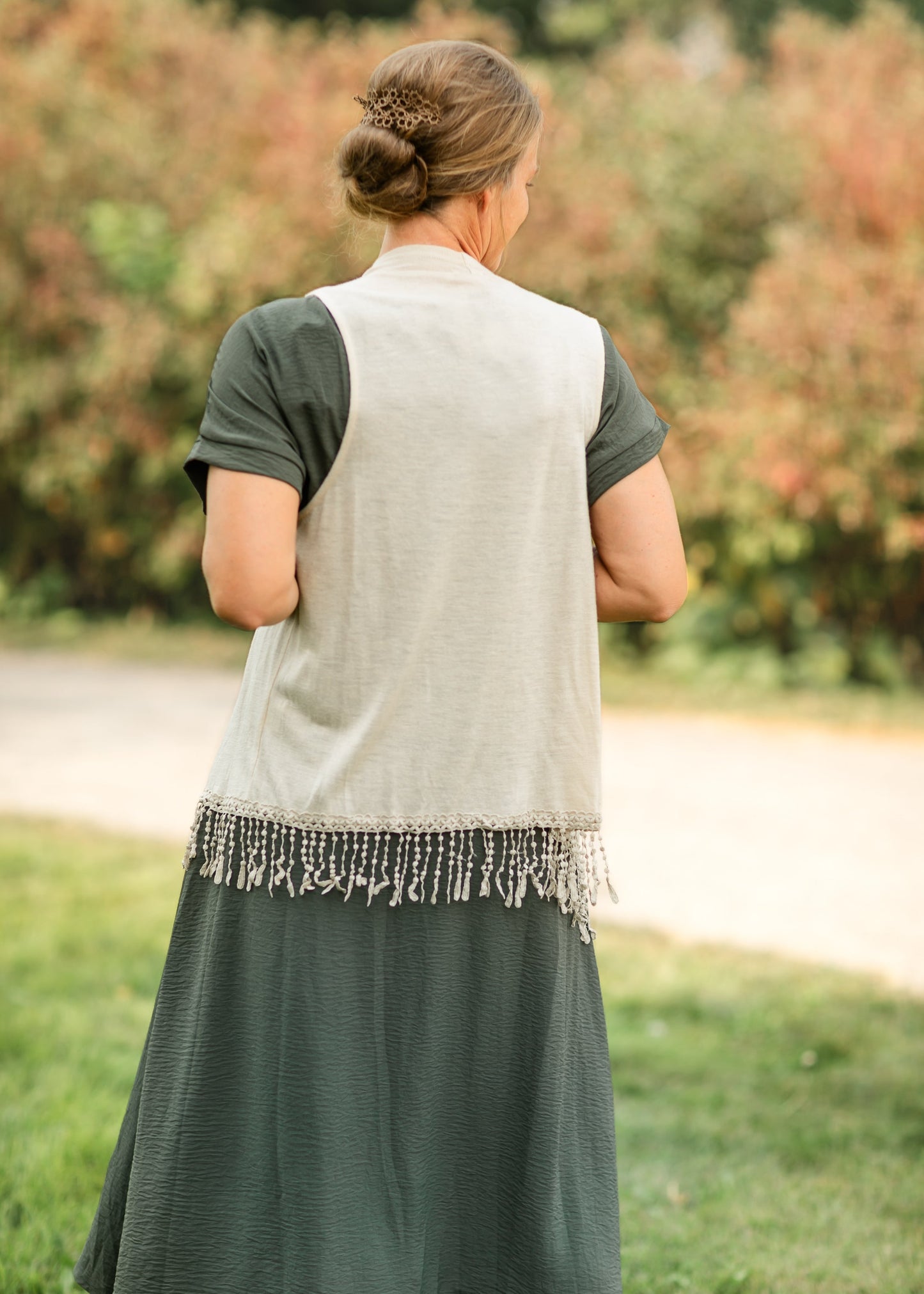 Winslet Tasseled Sleeveless Cardigan IC Layering Essentials