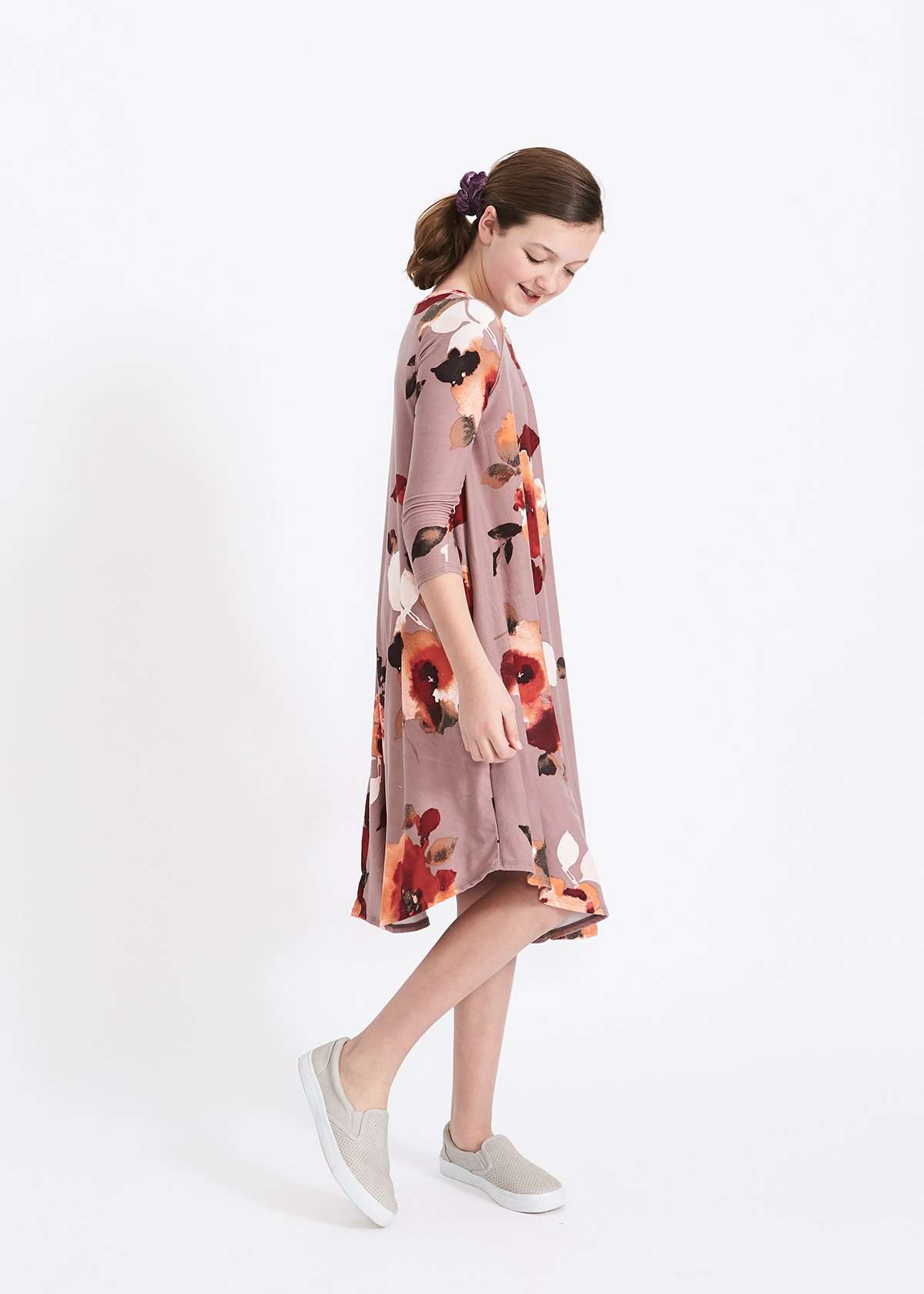 Woodrose Floral Midi Dress FF Dresses