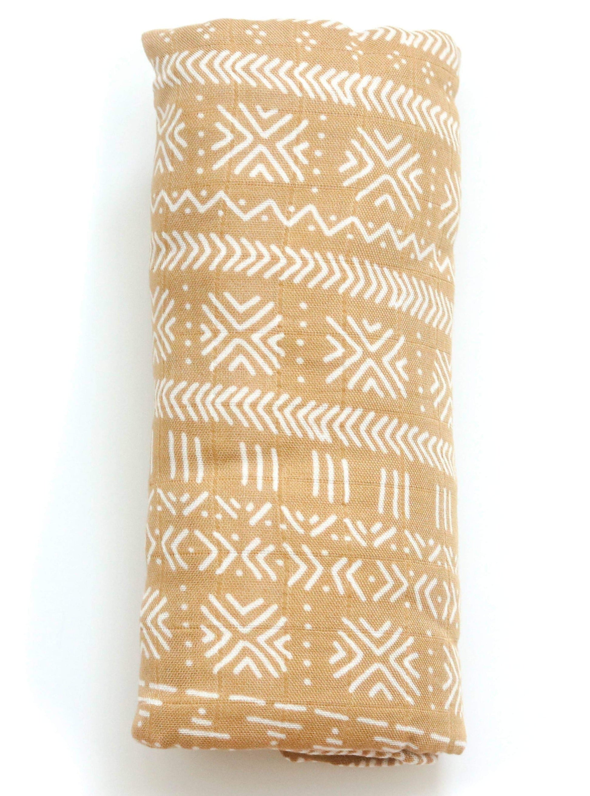 Zig Zag Muslin Baby Swaddle Accessories