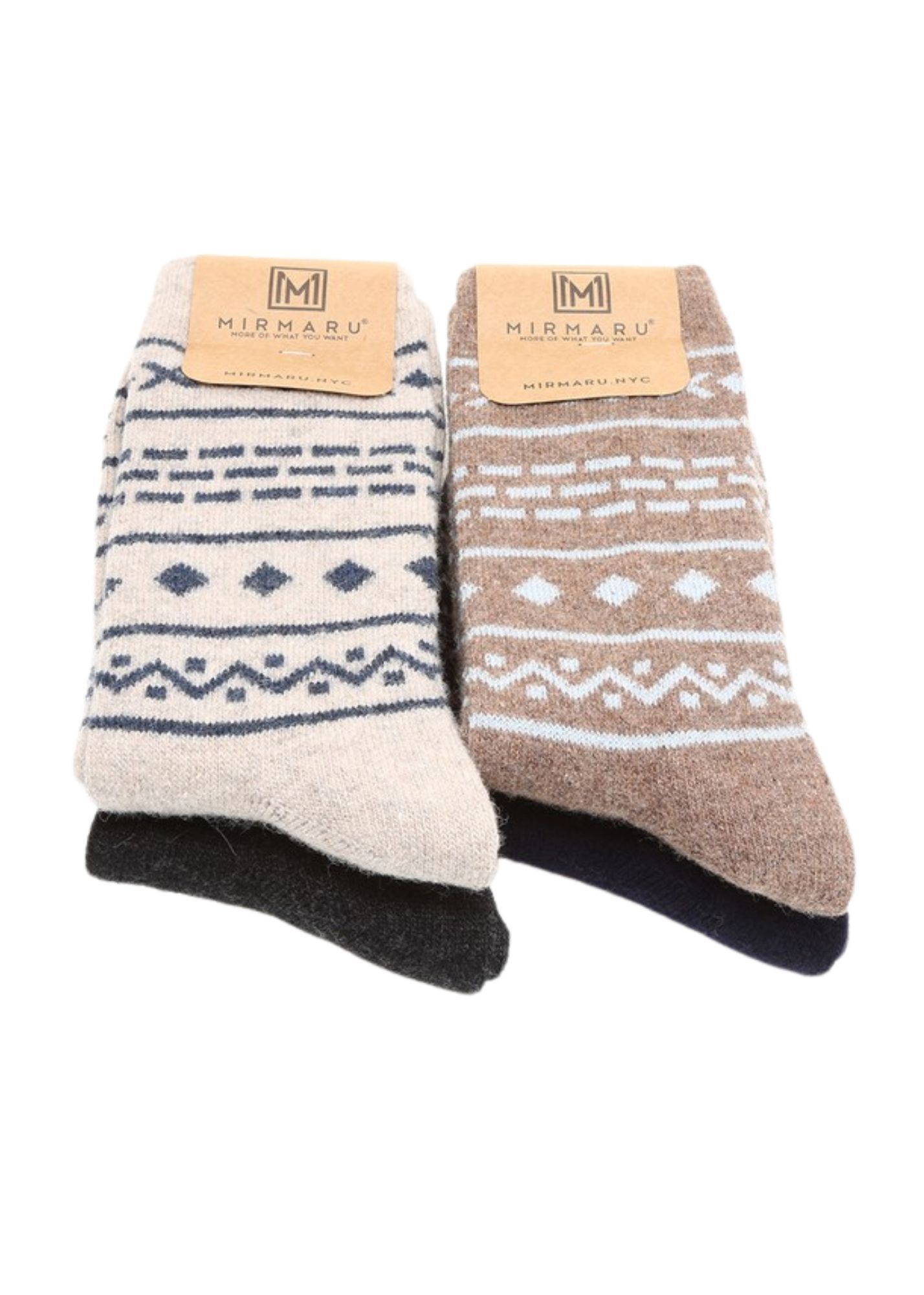 Aztec Crew Length Socks Accessories MirMaru