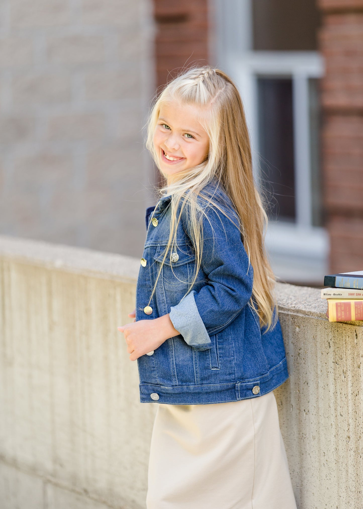 girls classic jean jacket