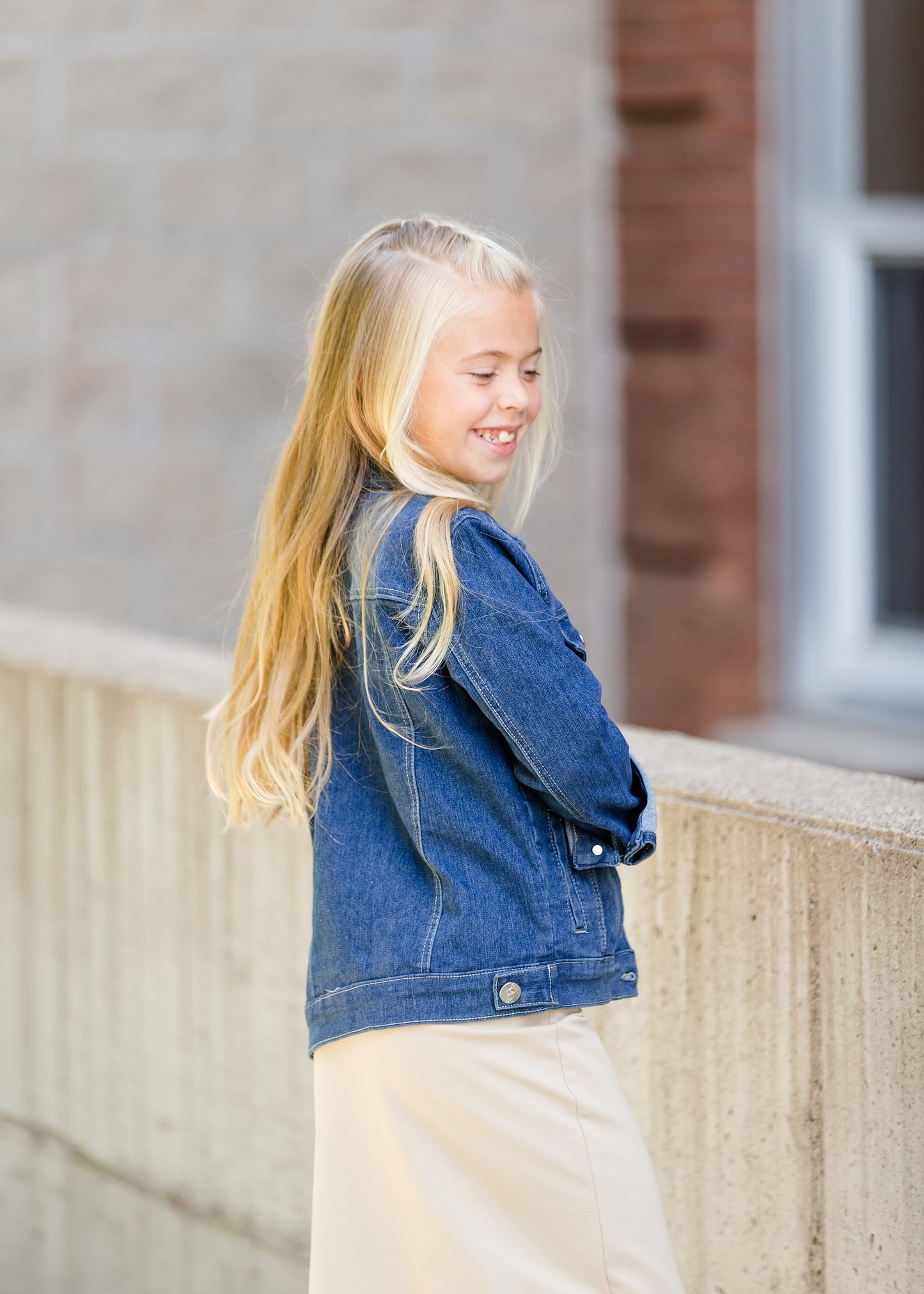 girls classic jean jacket