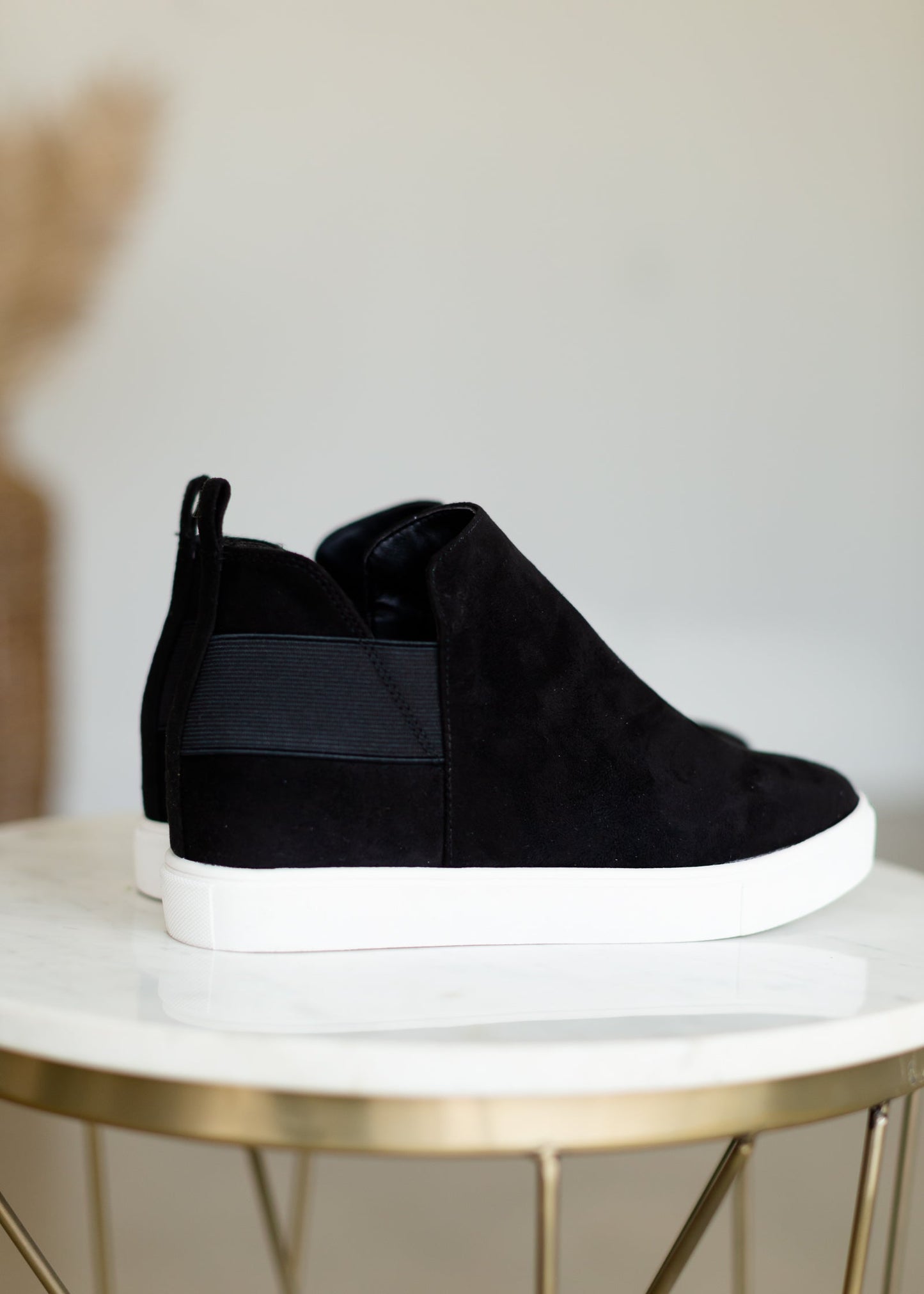 Black Suede Wedge Shoe  - FINAL SALE Accessories