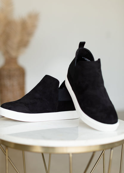 Black Suede Wedge Shoe  - FINAL SALE Accessories