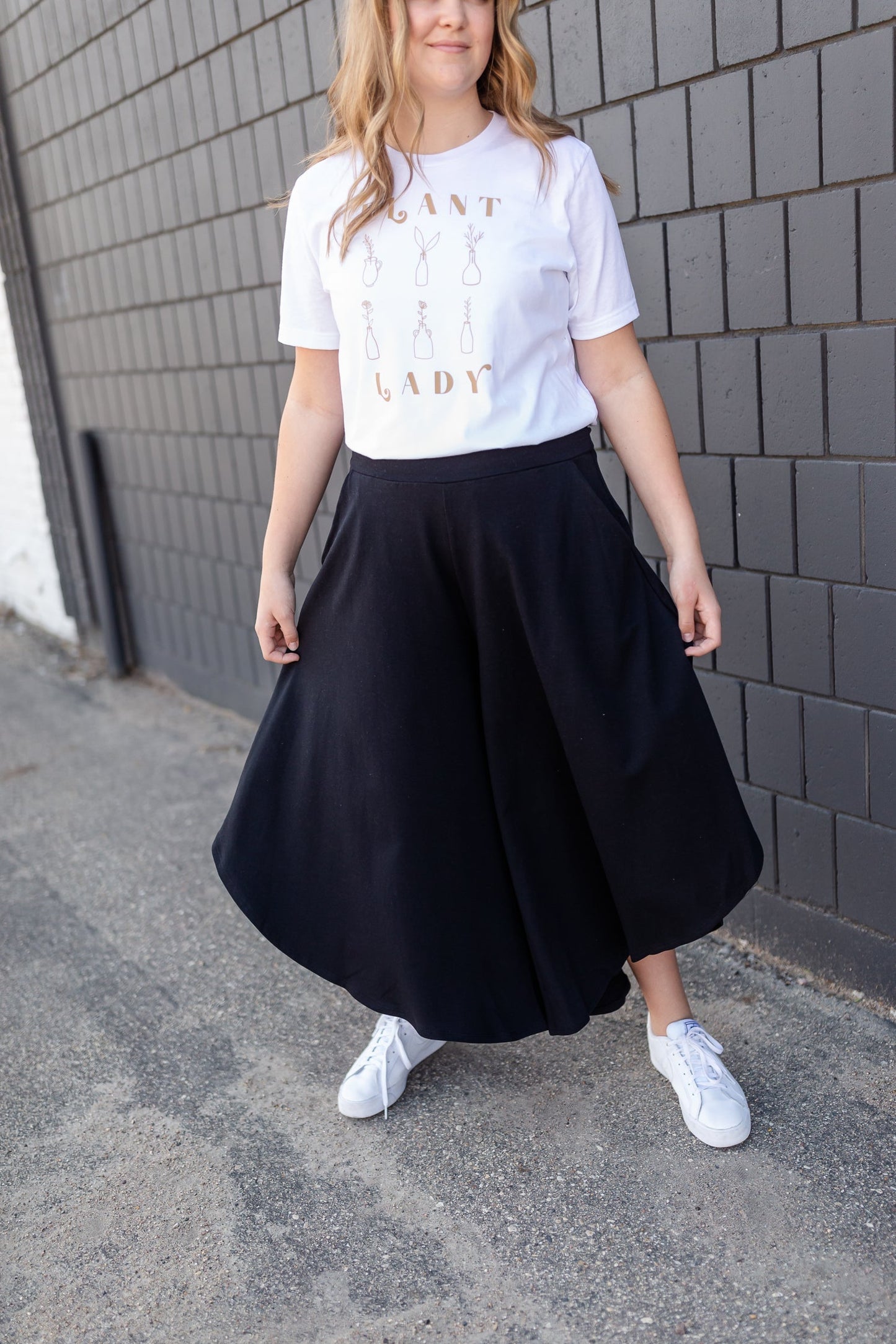 Black Wide Leg Gauchos - FINAL SALE Skirts