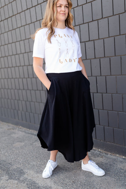 Black Wide Leg Gauchos - FINAL SALE Skirts