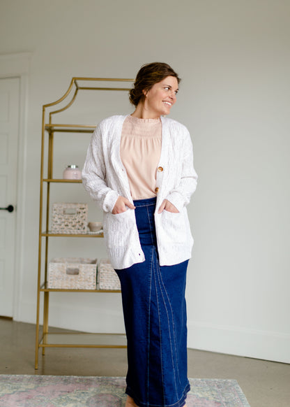 Blush Blouse with Smocking Detail Shirts Polagram