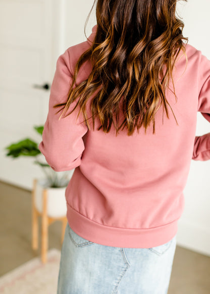 Blush Sota Hooded Sweatshirt - FINAL SALE Tops