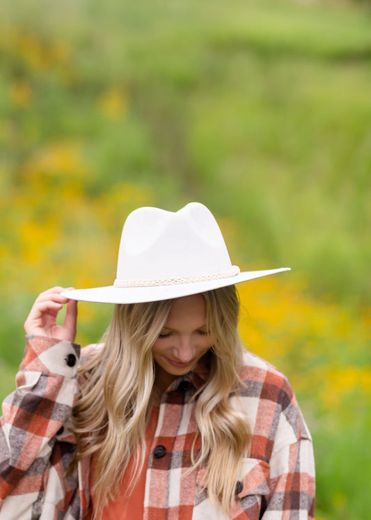 Braided Ivory Hat Accessories