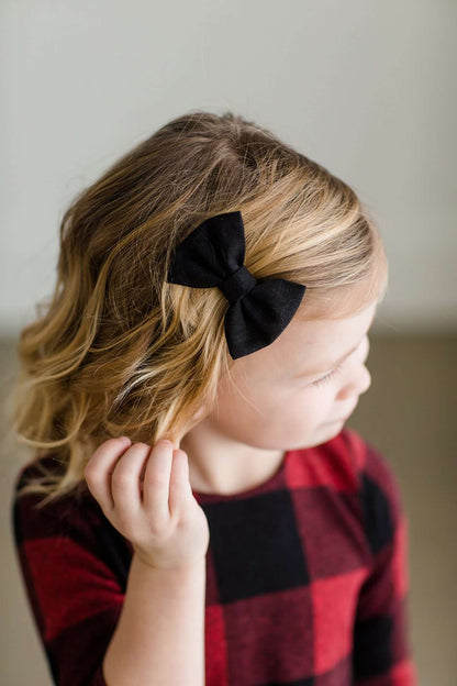 Buffalo Check Fabric Bow Set Accessories